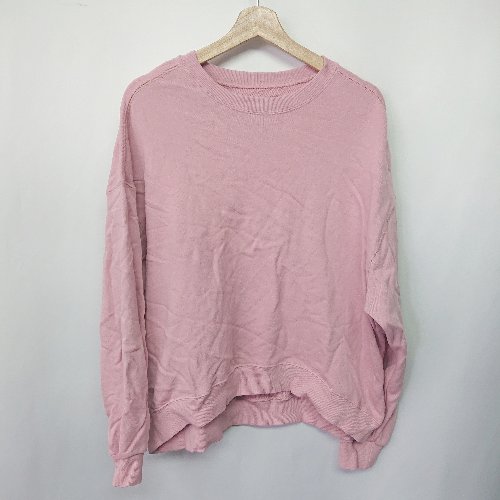 ◇ Antique アンティカ 長袖 トレーナー スウェット サイズF ピンク系 レディース E 【中古】