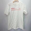 ◇ BROWN THEATRE PRODUCTS idem コラボ商品 ロゴプリント 半袖 Tシャツ サイズ表記なし ホワイト レッド レディース E 【中古】(4)