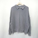 ◇ kutir クティール 長袖 スウェットトレーナー サイズF グレー系 メンズ E 【中古】(4)