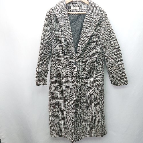 ◇ Holiday ホリデイ チェック柄 長袖 コート サイズF ブラウン系 レディース E 【中古】 ◇ Holiday ホリデイ チェック柄 長袖 コート サイズF ブラウン系 レディース E 【中古】