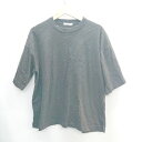◇ RUUBON ルーボン クルーネック コットン100% 無地 半袖 Tシャツ サイズS ブラック メンズ E 【中古】(4)