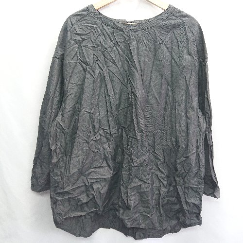 ◇ niko and … ニコアンド 長袖 チュニック サイズF ブラック レディース E 【中古】