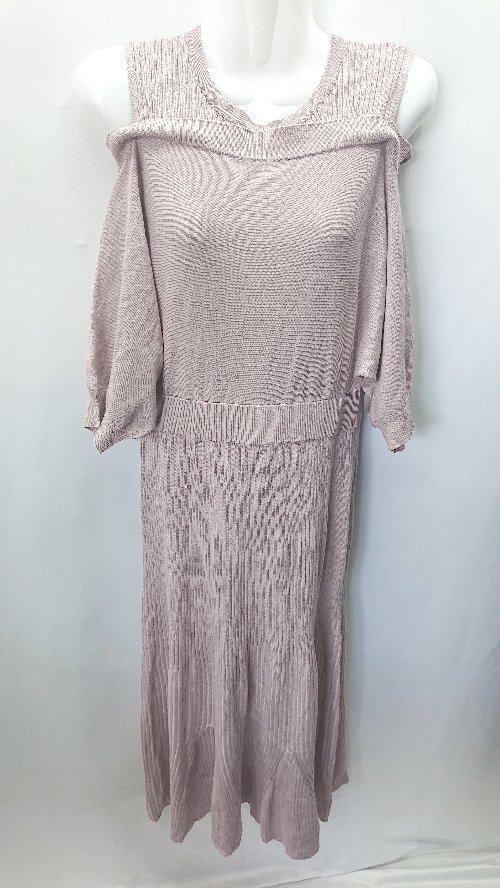 ◇ tocco closet トッコ クローゼット 長袖 ロング丈 ワンピース サイズM ピンク系 レディース E 【中古】