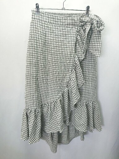 ◇ ◎●未使用● tocco closet トッコ クローゼット ギンガムチェック ロング ラップ巻き スカート サイズM ブラック系 レディース E 【中古】 ◇ ◎●未使用● tocco closet トッコ クローゼット ギンガムチェック ロング ラップ巻き スカート サイズM ブラック系 レディース E 【中古】