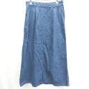 ◇ AMERICAN HOLIC アメリカン ホリック ロング フレア スカート サイズM ブルー系 レディース E 【中古】