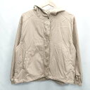 ◇ GLOBAL WORK グローバルワーク 長袖 ジップパーカー サイズM ベージュ系 レディース E 【中古】