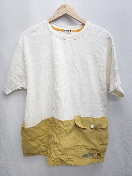 ◇ moz モズ 半袖 Tシャツ カットソー サイズXL アイボリー系 レディース P 【中古】