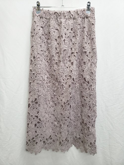 ◇ pumpkin port パンプキンポート ロング丈 台形 スカート サイズM パープル レディース P 【中古】