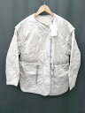 ◇ ◎ ●未使用● Fun Fashion Future 2WAY 中綿 長袖 キルティング ジャケット サイズM アイボリー レディース メンズ P 【中古】