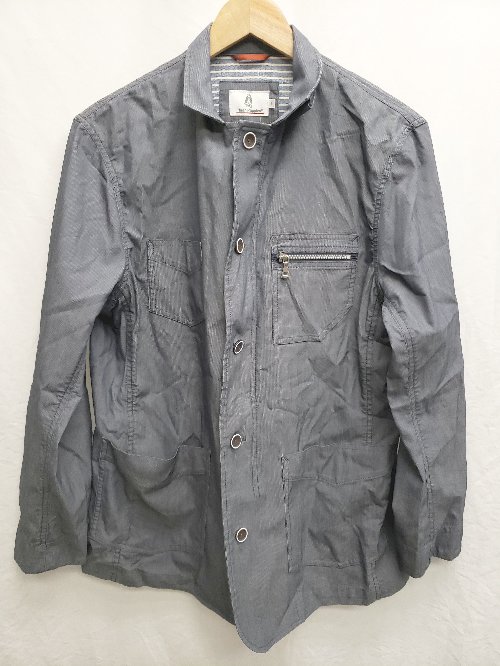 ◇ Hush Puppies ハッシュパピー ジップアップ 長袖 ジャケット サイズL ネイビー系 メンズ P 【中古】