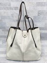 ◇ RIPANI リパーニ レザー トート バッグ アイボリー レディース P 【中古】