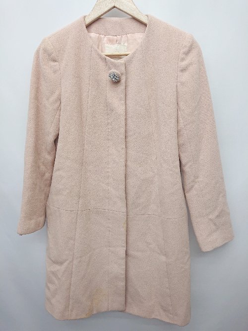 ◇ Debut de Fiore デビュー・ド・フィオレ 長袖 コート サイズ38 ピンクベージュ系 レディース P 【中古】