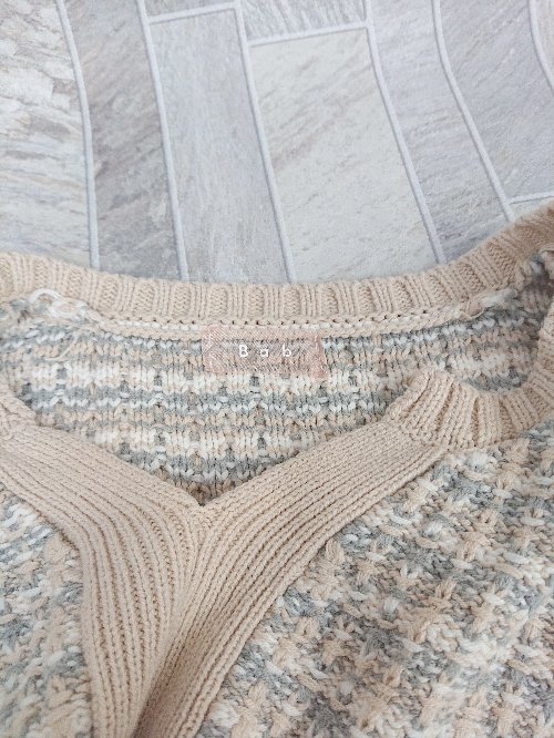 フクワウチの◇ Bab バブ ノースリーブ ロング丈 ワンピース サイズM ベージュ マルチ レディース P 【中古】｜アングル3