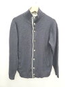 ◇ UNITED ARROWS BLUE LABEL ユナイテッドアローズブルーレーベル 長袖 ニット カーディガン サイズM ネイビー メンズ P 【中古】