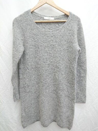 ◇ BEAMS LIGHTS ビームス ライツ 長袖 ミニ丈 ニット ワンピース サイズ38 グレー レディース P 【中古】 ◇ BEAMS LIGHTS ビームス ライツ 長袖 ミニ丈 ニット ワンピース サイズ38 グレー レディース P 【中古】