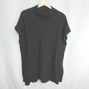 ◇ merlot メルロー ノースリーブ セーターベスト サイズ#403 ブラック系 レディース E 【中古】