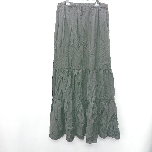 ◇ LOWRYS FARM ローリーズファーム ロング丈 フレア スカート サイズF ブラック レディース E 【中古】 ◇ LOWRYS FARM ローリーズファーム ロング丈 フレア スカート サイズF ブラック レディース E 【中古】