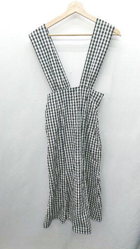 ◇ apres jour アプレジュール ギンガムチェック - 膝下丈 ワンピース サイズLL ブラック系 レディース E 【中古】 ◇ apres jour アプレジュール ギンガムチェック - 膝下丈 ワンピース サイズLL ブラック系 レディース E 【中古】