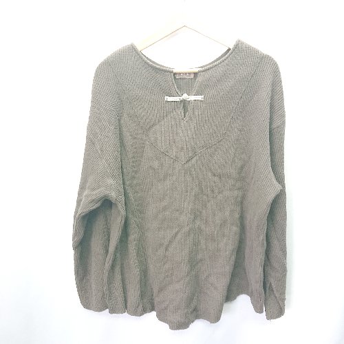 ◇ Bab バブ 長袖 ニット サイズF ブラウン系 レディース E 【中古】