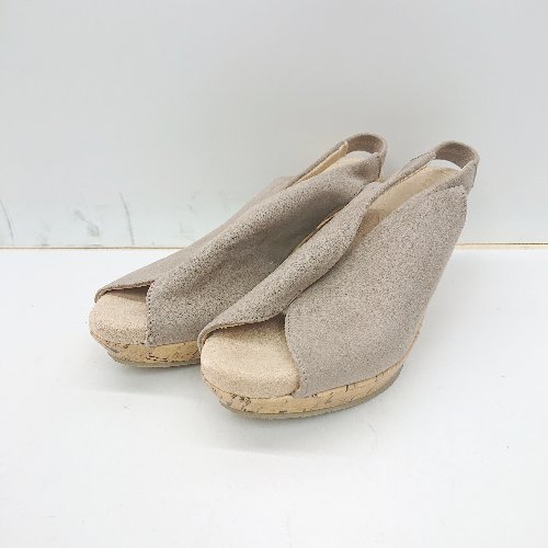 ◇ Lirio blanco シューズ サイズM ダークベージュ レディース E 【中古】