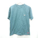 ◇ Dickies ディッキーズ 半袖 Tシャツ サイズM ブルー系 レディース メンズ E 【中古】