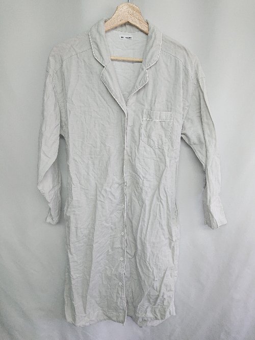 ◇ une nana cool 長袖 ロング丈 ワンピース サイズM パステルブルー レディース E 【中古】