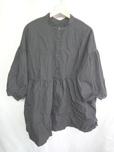 ◇ LOWRYS FARM ローリーズファーム 長袖 チュニック サイズF ブラック レディース E 【中古】 ◇ LOWRYS FARM ローリーズファーム 長袖 チュニック サイズF ブラック レディース E 【中古】
