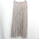 ◇ ◎●未使用● AMERICAN HOLIC アメリカン ホリック ロング プリーツ スカート サイズM グレー系 レディース E 【中古】