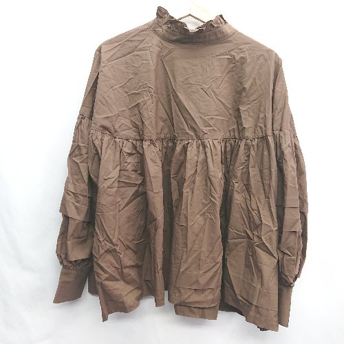 ◇ who's who Chico フーズフーチコ 長袖 チュニック サイズF ブラウン レディース E 【中古】 ◇ who's who Chico フーズフーチコ 長袖 チュニック サイズF ブラウン レディース E 【中古】
