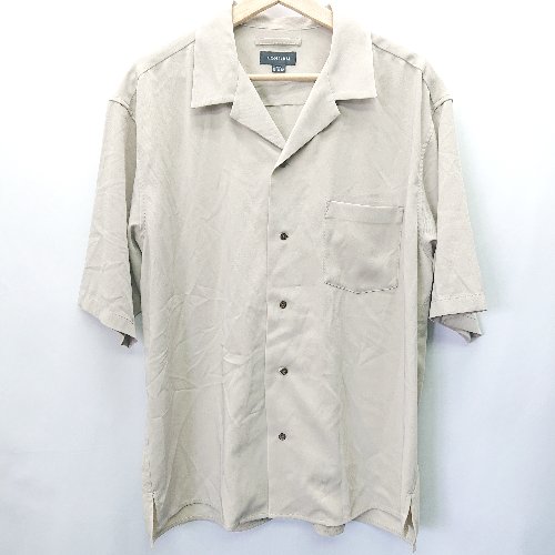 ◇ CONFIRM コンファーム 半袖 シャツ サイズL ベージュ系 メンズ E 【中古】