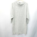 ◇ GLOBAL WORK グローバルワーク 長袖 ひざ丈 ワンピース サイズL グレー レディース E 【中古】