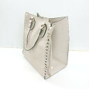 ◇ ViS ビス キレイめ シンプル 上品 ハンド バッグ ベージュ系 レディース E 【中古】