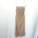 ◇ JUNOAH ジュノア - ロング丈 ワンピース サイズ表記なし ブラウン レディース E 【中古】
