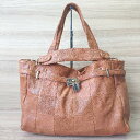 ◇ 1metre carre アンメートルキャレ 2way トート ショルダーバッグ キャメルブラウン レディース E 【中古】(4)