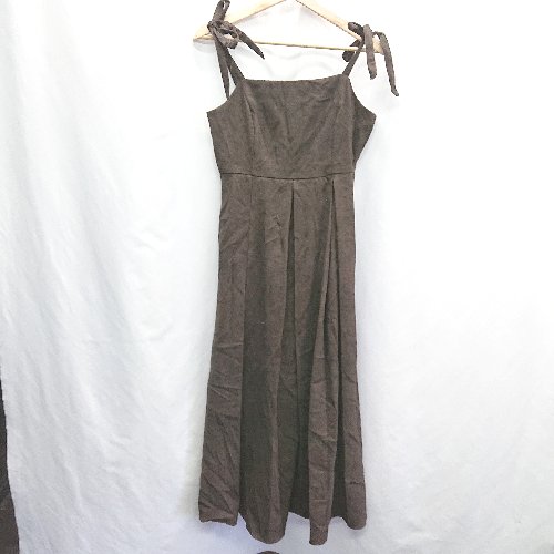 ◇ ◎ ●未使用● callautia カラウティア - ロング丈 ワンピース サイズM ブラウン レディース E 【中古】