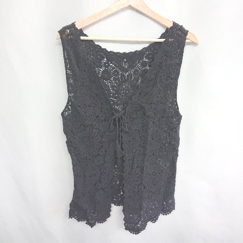 ◇ niko and … ニコアンド - ベスト サイズF ブラック レディース E 【中古】