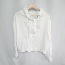 ◇ AZUL BY MOUSSY アズールバイマウジー 長袖 パーカー サイズS ホワイト レディース E 【中古】