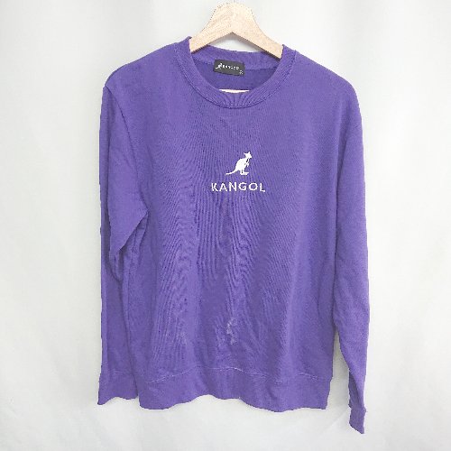 ◇ KANGOL カンゴール 長袖 トレーナー サイズM バイオレット レディース E 【中古】