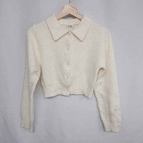 ◇ one after another NICE CLAUP 長袖 カーディガン サイズF アイボリー レディース E 【中古】
