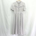 ◇ VIS ビス 半袖 ロング丈 ワンピース サイズF ラベンダー レディース E 【中古】