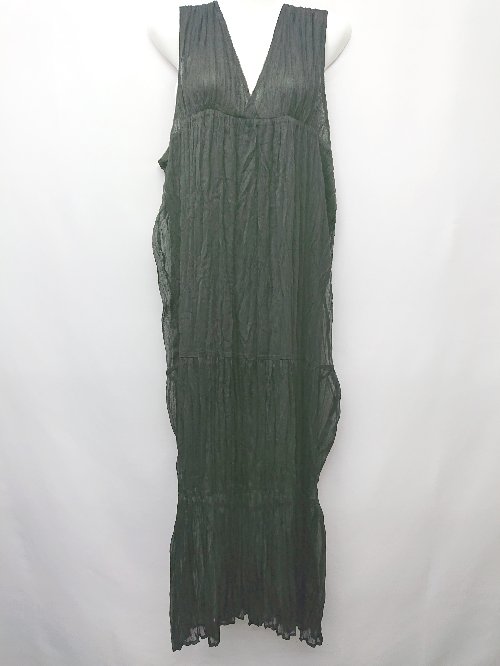 ◇ archives アルシーヴ ノースリーブ ロング丈 ワンピース サイズM ブラック レディース P 【中古】