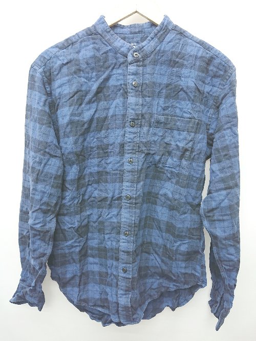 ◇ ITEMS URBAN RESEARCH アーバンリサーチ チェック 長袖 シャツ サイズ40 ブルー マルチ レディース P 【中古】(4)