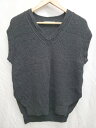 ◇ ITEMS URBAN RESEARCH アーバンリサーチ Vネック ベスト サイズF ブラック レディース メンズ P 【中古】