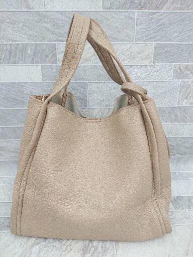 ◇ ◎ cache cache カシュ カシュ ポーチ ミニショルダーバック付き トートバック モカ系 レディース メンズ P 【中古】 ◇ ◎ cache cache カシュ カシュ ポーチ ミニショルダーバック付き トートバック モカ系 レディース メンズ P 【中古】