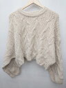 ◇ select MOCA セレクト モカ 長袖 ニット セーター サイズF ベージュ レディース P 【中古】