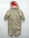◇ baby GAP ギャップ キッズ 子供服 長袖 ロンパース サイズ80 カーキ 男の子 P 【中古】(4)