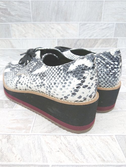 ◇ あしながおじさん ドレスシューズ サイズ24.0cm ブラック ホワイト レディース P 【中古】