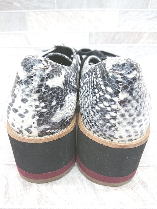 ◇ あしながおじさん ドレスシューズ サイズ24.0cm ブラック ホワイト レディース P 【中古】