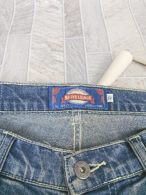 ◇ NATIVELOUNGE ネイティブラウンジ ジーンズ デニム パンツ サイズ32 ブルー系 メンズ P 【中古】