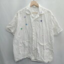 ◇ BLESS YOU ALL LOS ANGELES 半袖 シャツ サイズF ホワイト レディース E 【中古】